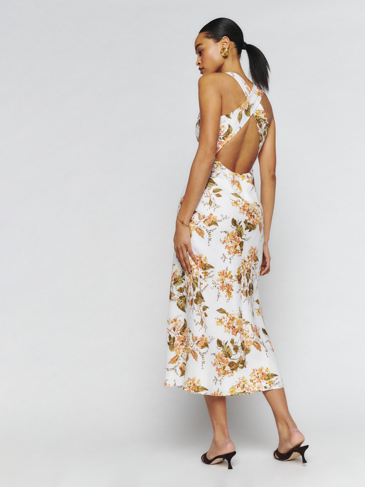 Casette Linen Dress | Reformation (US & AU)