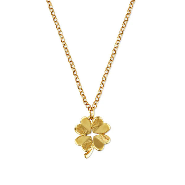 Small Luck and Love Clover Necklace | Over The Moon