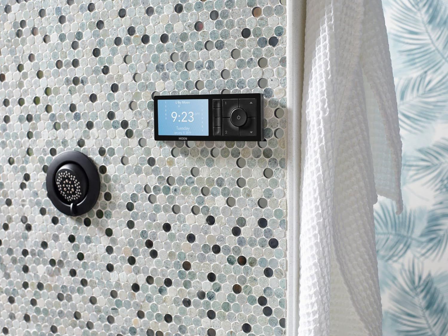 Moen Matte Black Smart Shower 4-Outlet Digital Shower Controller for Thermostatic Shower Valve, T... | Amazon (US)