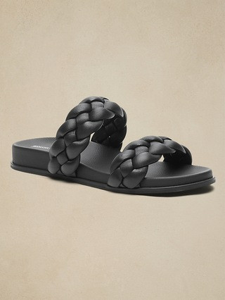 Braided Leather Sandal | Banana Republic (US)