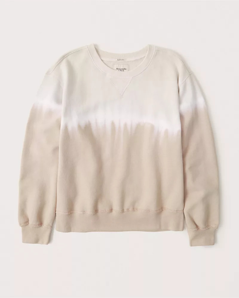 Tie-Dye Crewneck Sweatshirt | Abercrombie & Fitch (US)