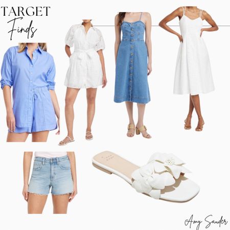 Target finds 
White dress 

#LTKstyletip #LTKfindsunder100 #LTKSeasonal