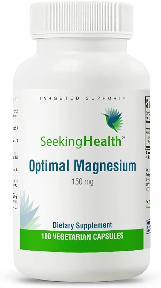 Seeking Health Optimal Magnesium, 150 mg Pure Chelated Magnesium Supplement, Lysinate-Glycinate a... | Amazon (US)