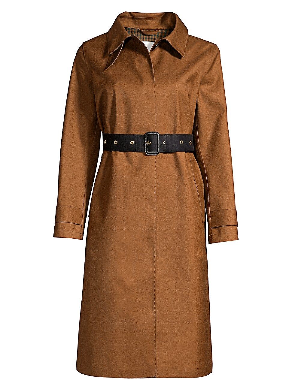 Mackintosh Women's Roslin Wool & Mohair Trench Coat - Brown - Size 10 | Saks Fifth Avenue