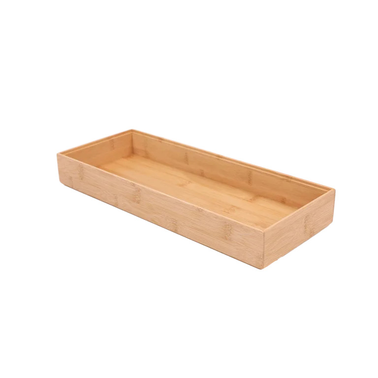 Better Homes & Gardens Bamboo Long Drawer Organizer, 15 IN W x 5.98 IN D x 1.97H, Natural Bamboo ... | Walmart (US)