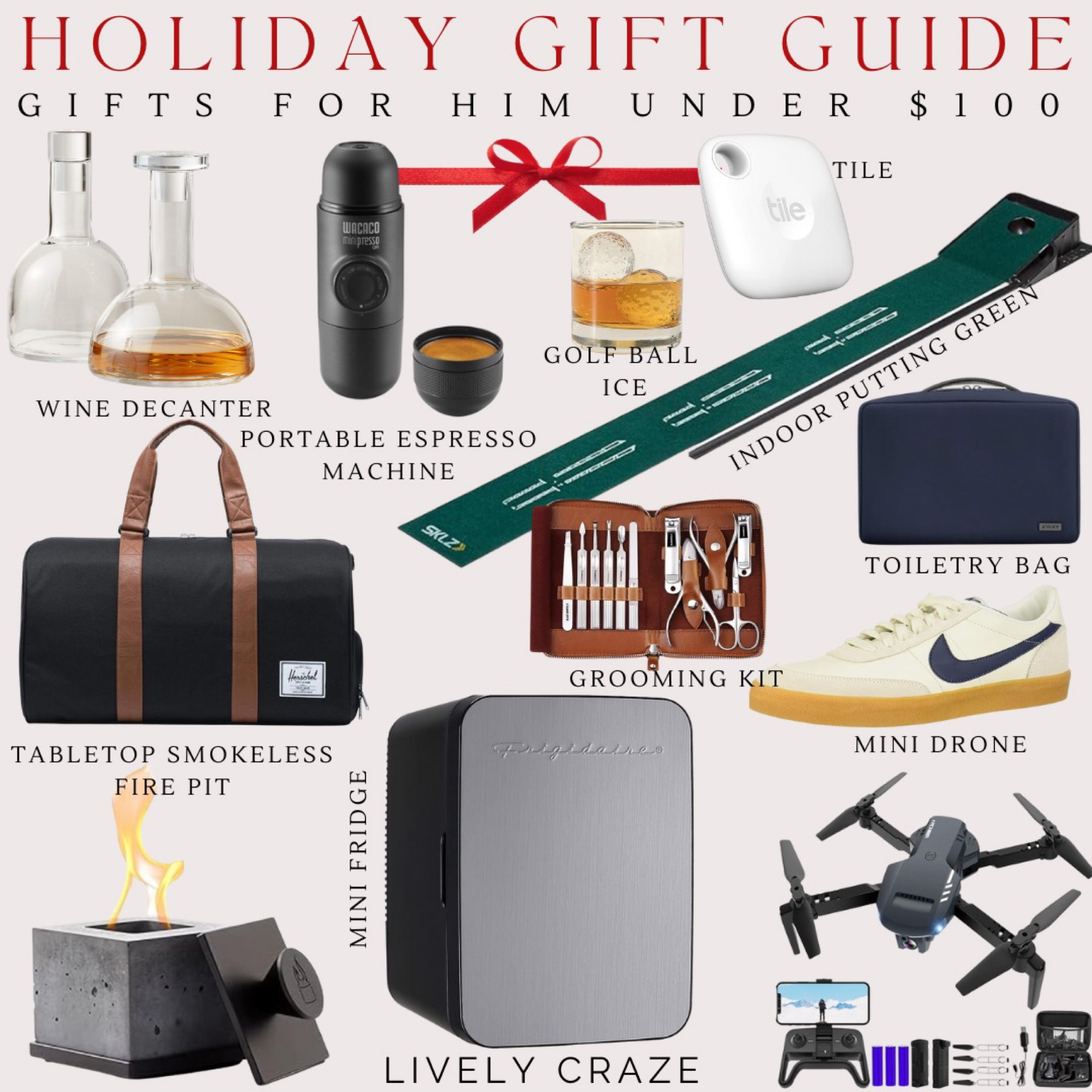 Gifts for him under $100 

#LTKHoliday #LTKGiftGuide #LTKSeasonal