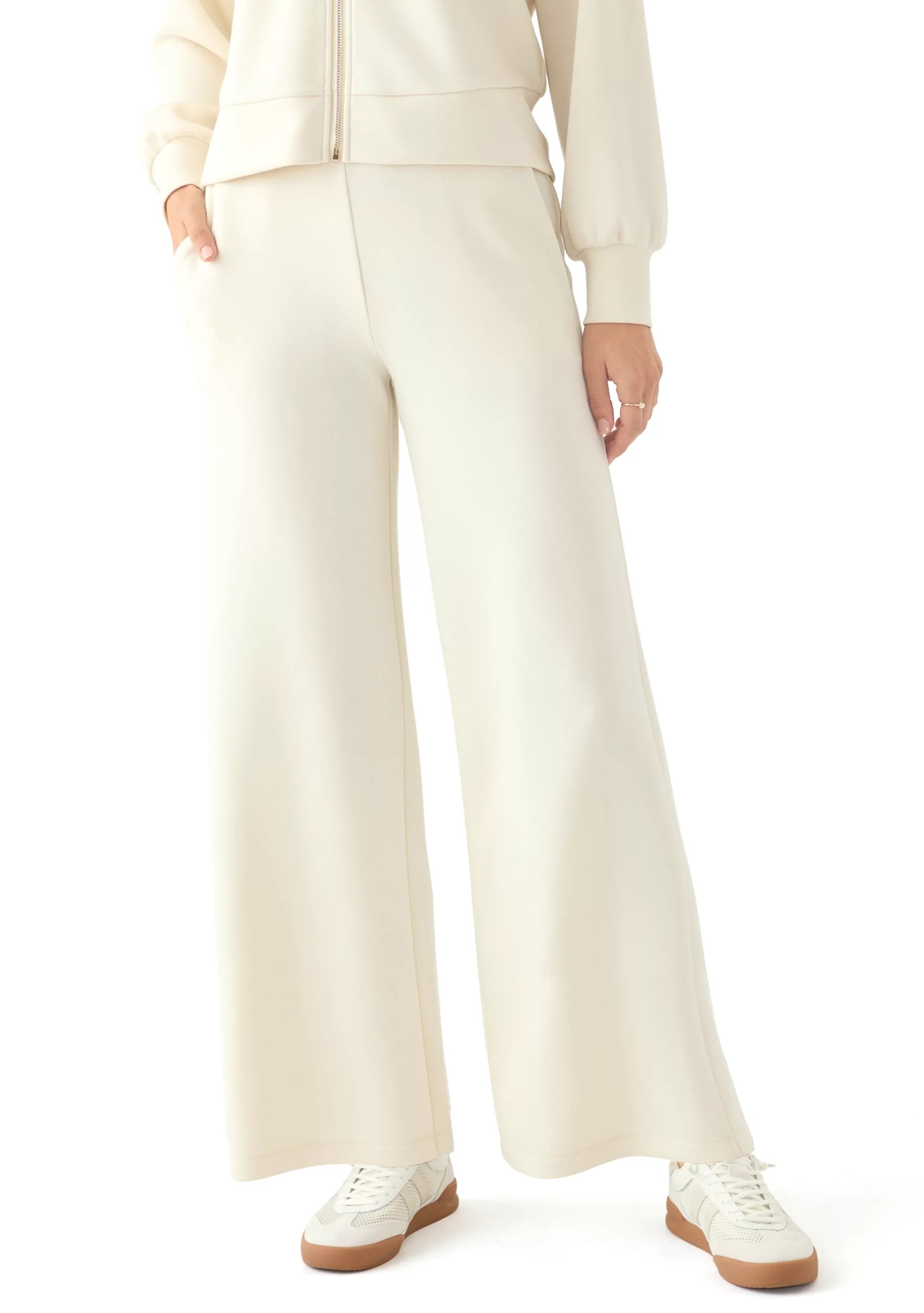 Women's Wide Leg Scuba Pants | Belk