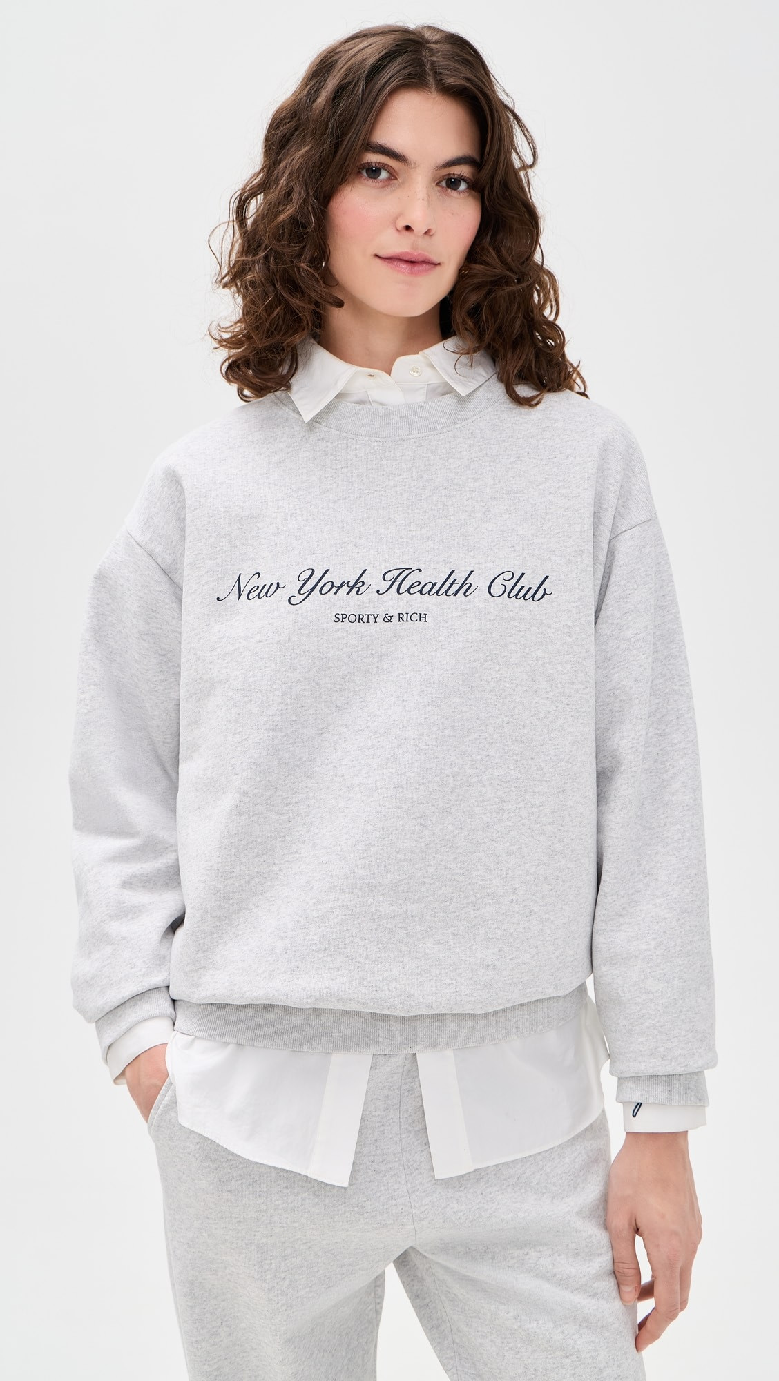 New York Health Club Crew Neck Sweatshirt | Shopbop