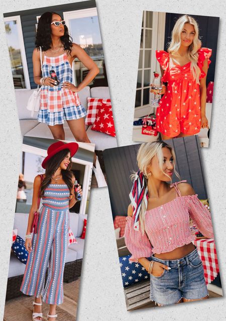 Fourth of July outfits
Summer outfits 
Barbecue outfit 
Red white and blue outfit 
Patriotic outfit

#LTKSeasonal #LTKParties