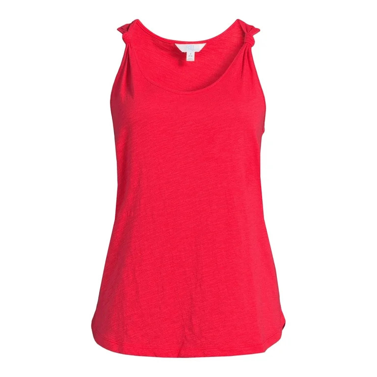 Time and Tru Women's Knot Tank Top | Walmart (US)