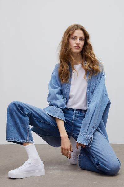 Wide High Jeans | H&M (US + CA)