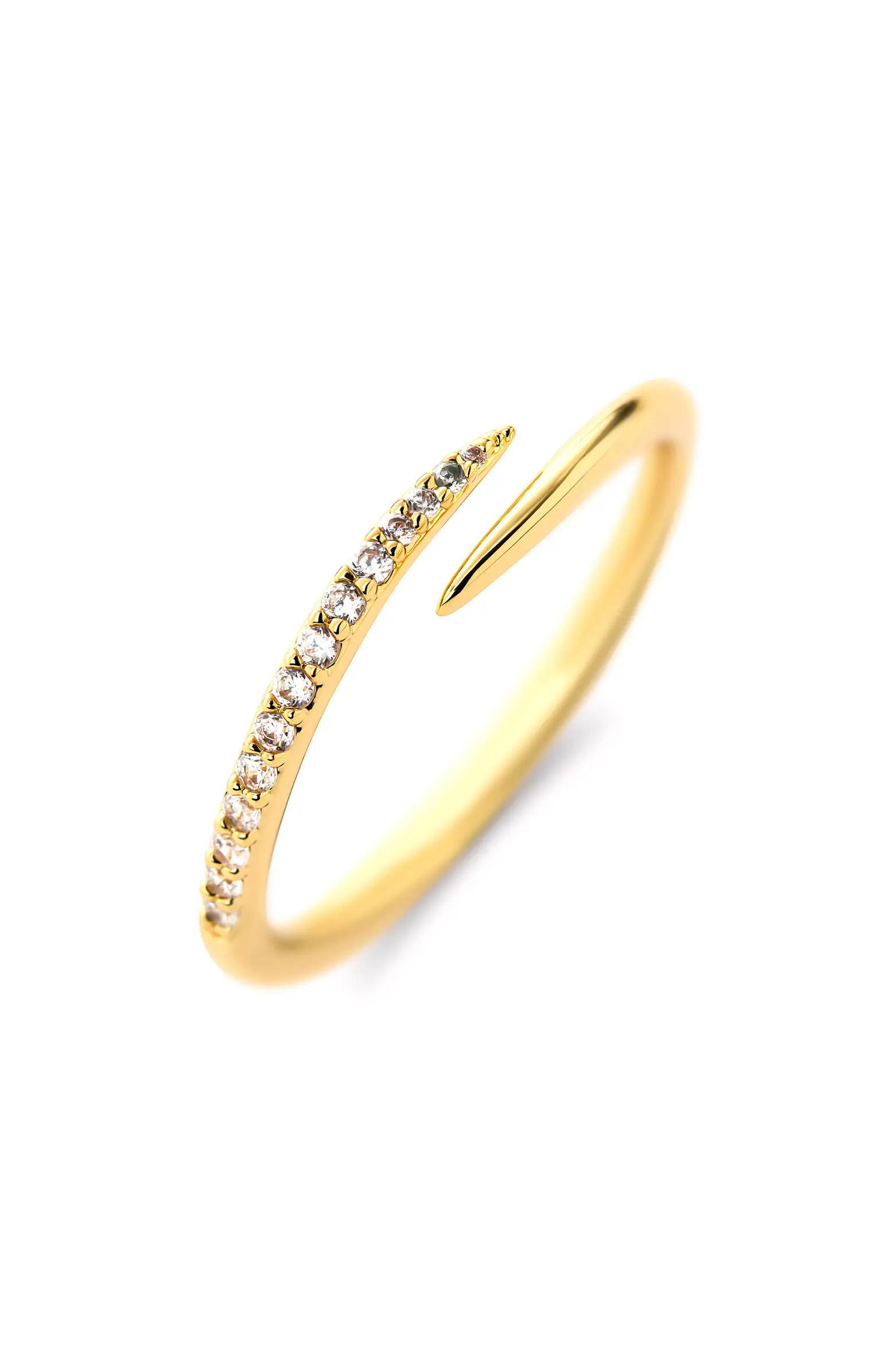 Oren Cubic Zirconia Bypass Ring | Nordstrom