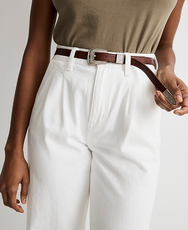 Leather Western Belt | Madewell | Madewell