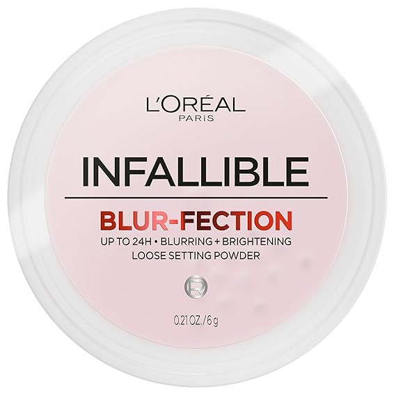 L'Oreal Paris Infallible Blur-fection Longwear Loose Setting Powder, Blurring Face Powder With Up... | Amazon (US)