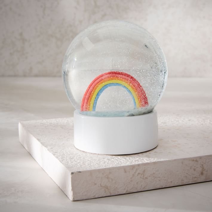 Rainbow Snow Globe | West Elm (US)