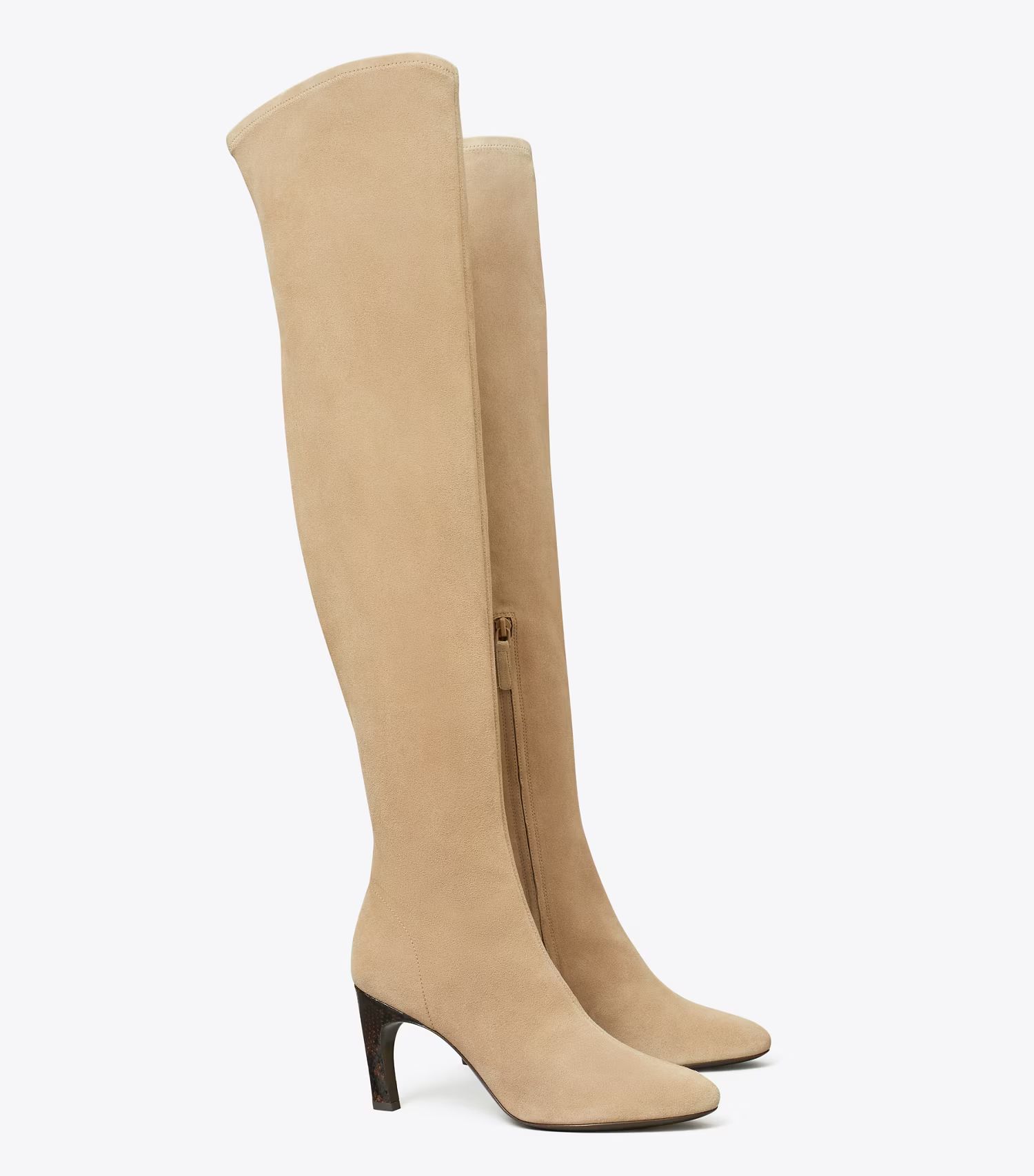 Over-the-Knee Heeled Suede Boot: Women's Designer Boots | Tory Burch | Tory Burch (US)