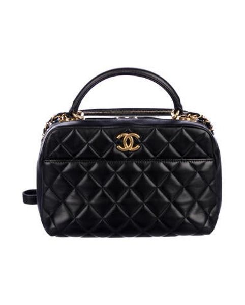 Chanel Trendy CC Bowling Bag Black | The RealReal