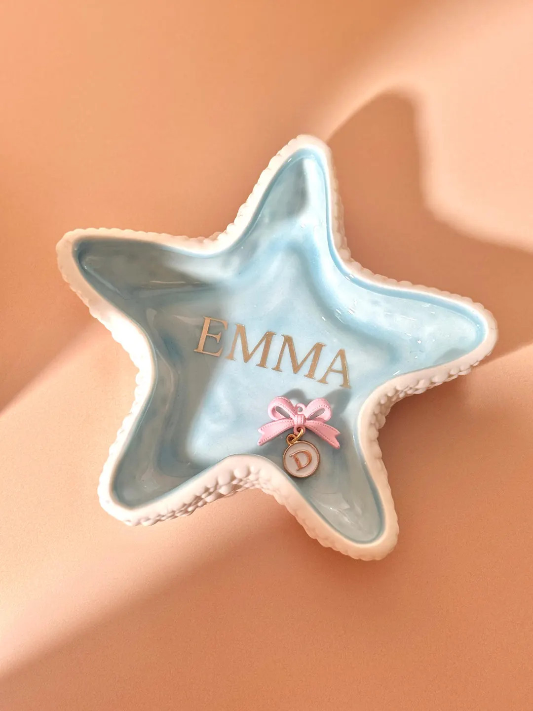 Custom Starfish Jewelry Dish Beach Style Ring Holder Ocean Trinket Tray Sweet 16 Gift for Teen Gi... | Etsy (US)