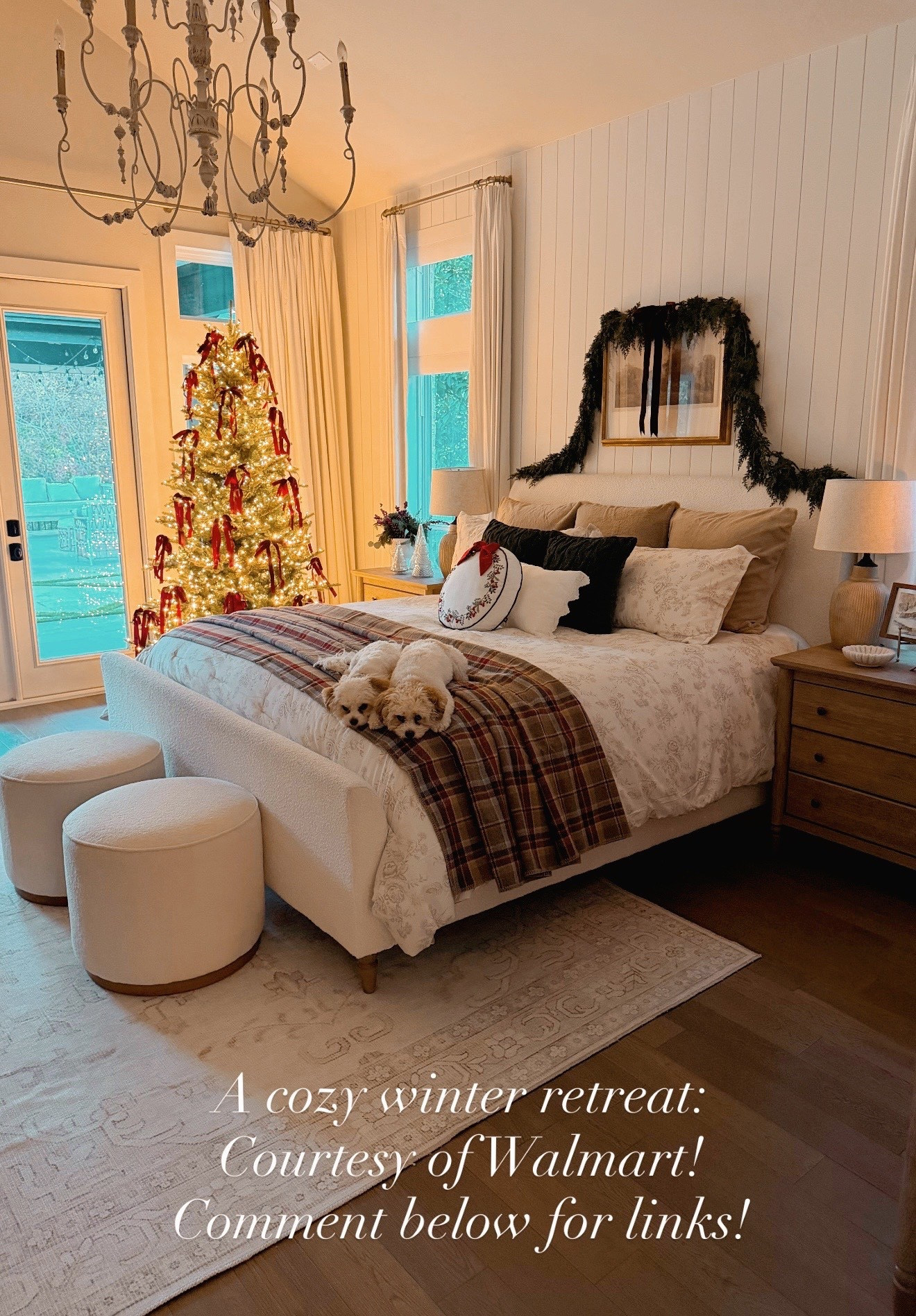 Our cozy Christmas bedroom, scroll to shop 

#LTKHoliday #LTKSeasonal #LTKGiftGuide