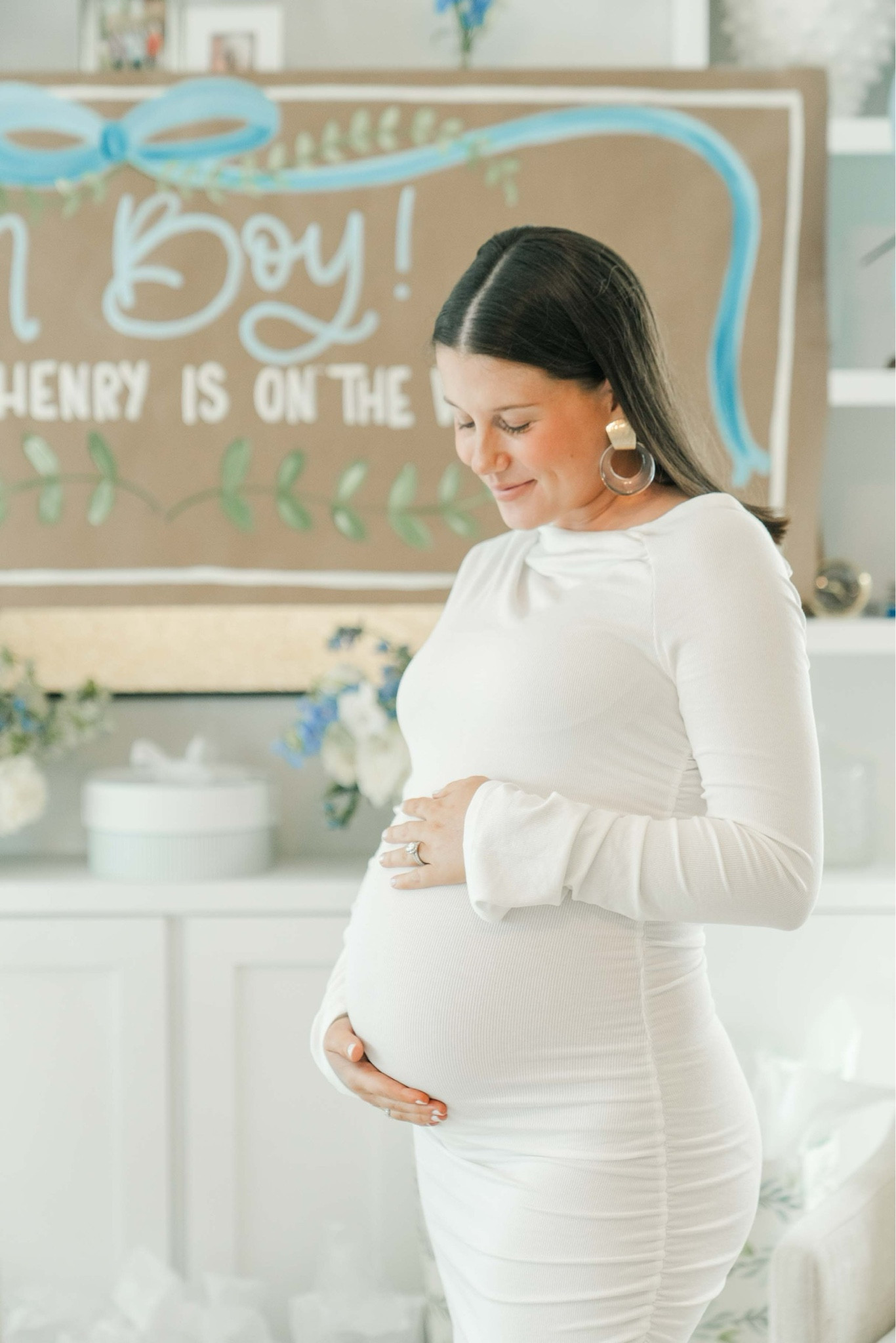 baby shower look under $100🤍 

#LTKMostLoved #LTKBump #LTKBaby