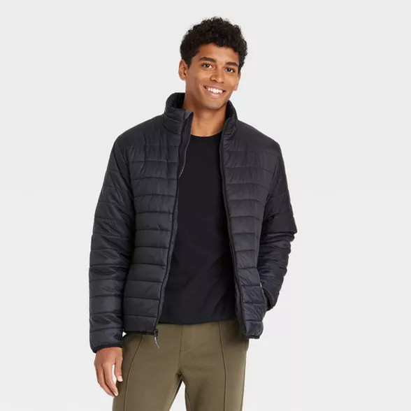 Men's Lightweight Puffer Jacket - Goodfellow & Co™ | Target