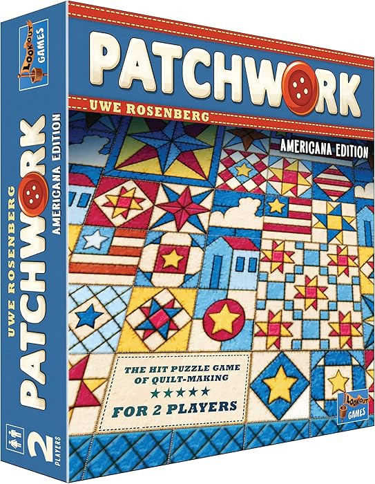 Patchwork Americana Edition Board Game - A Two-Player Quilting Strategy Game by Uwe Rosenberg! In... | Amazon (US)