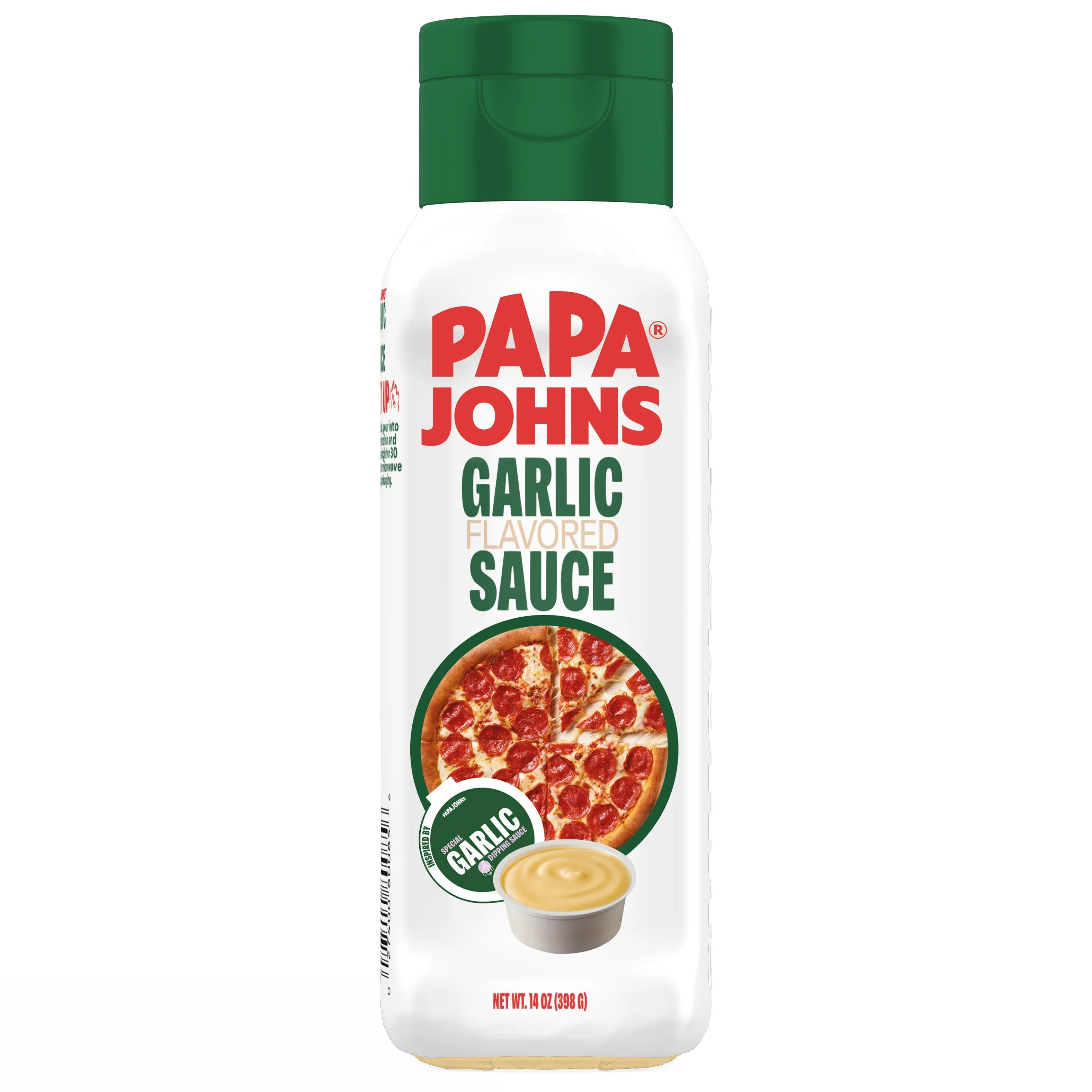 Papa Johns New Garlic Flavored Sauce 14 oz Bottle | Walmart (US)