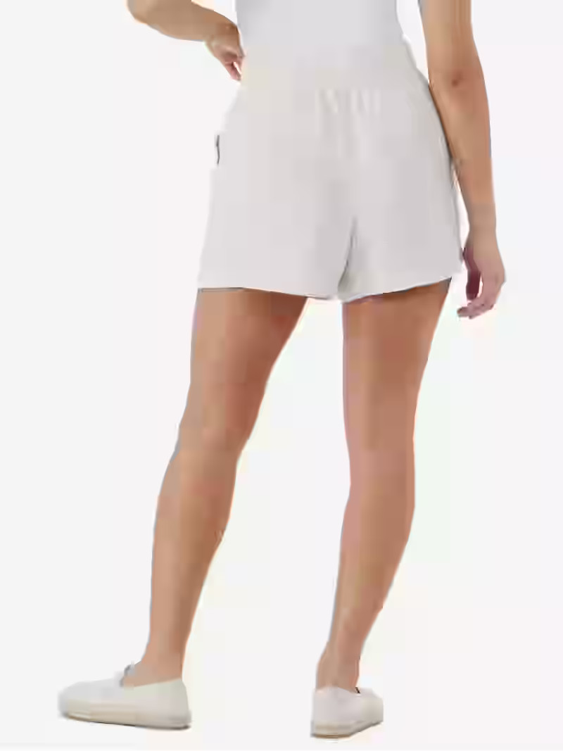 Time and Tru Women's Linen Blend Pull On Shorts, 3.5" Inseam, Sizes XS-XXXL | Walmart (US)