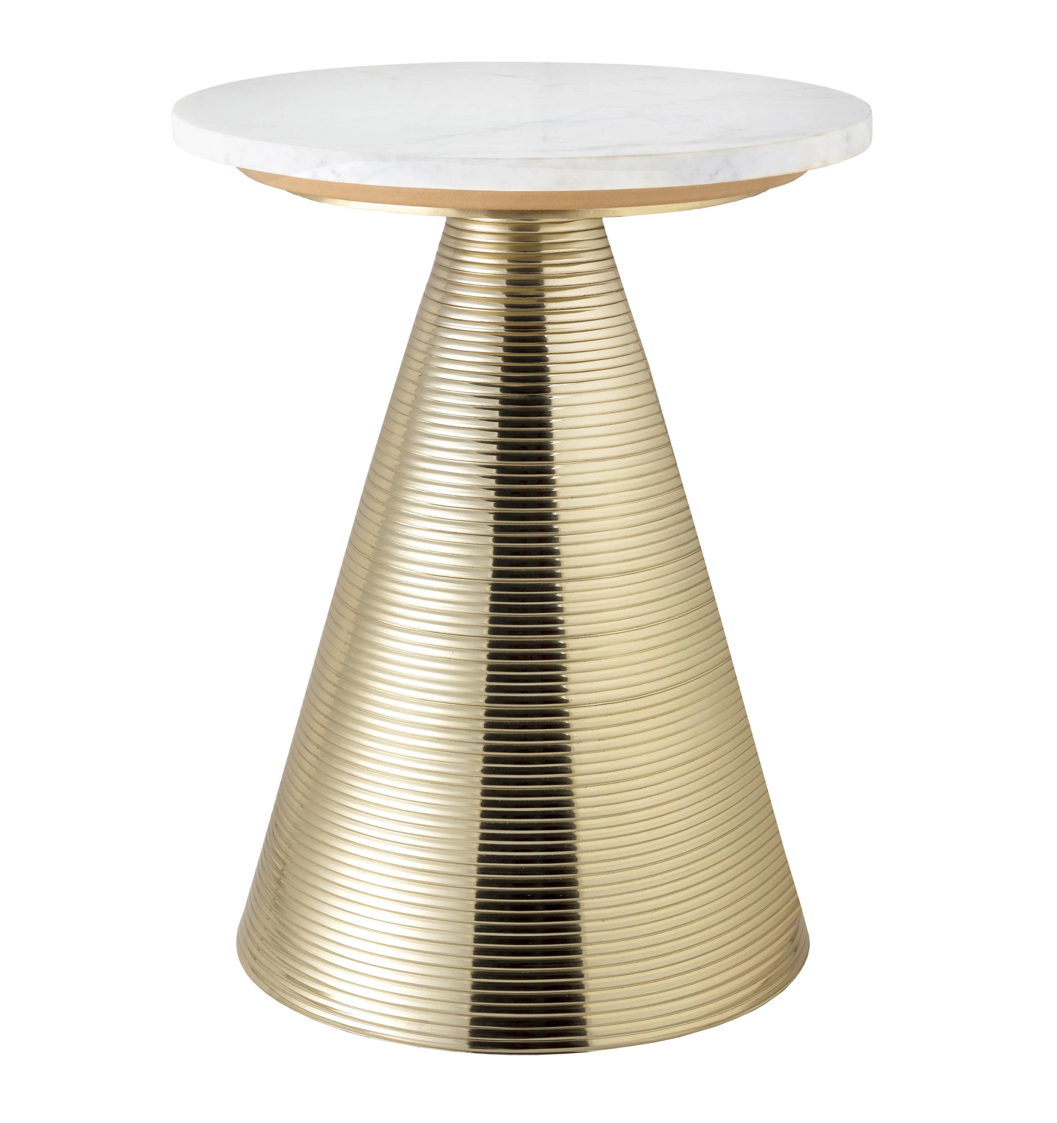 Tempo Marble Side Table | TOV Furniture