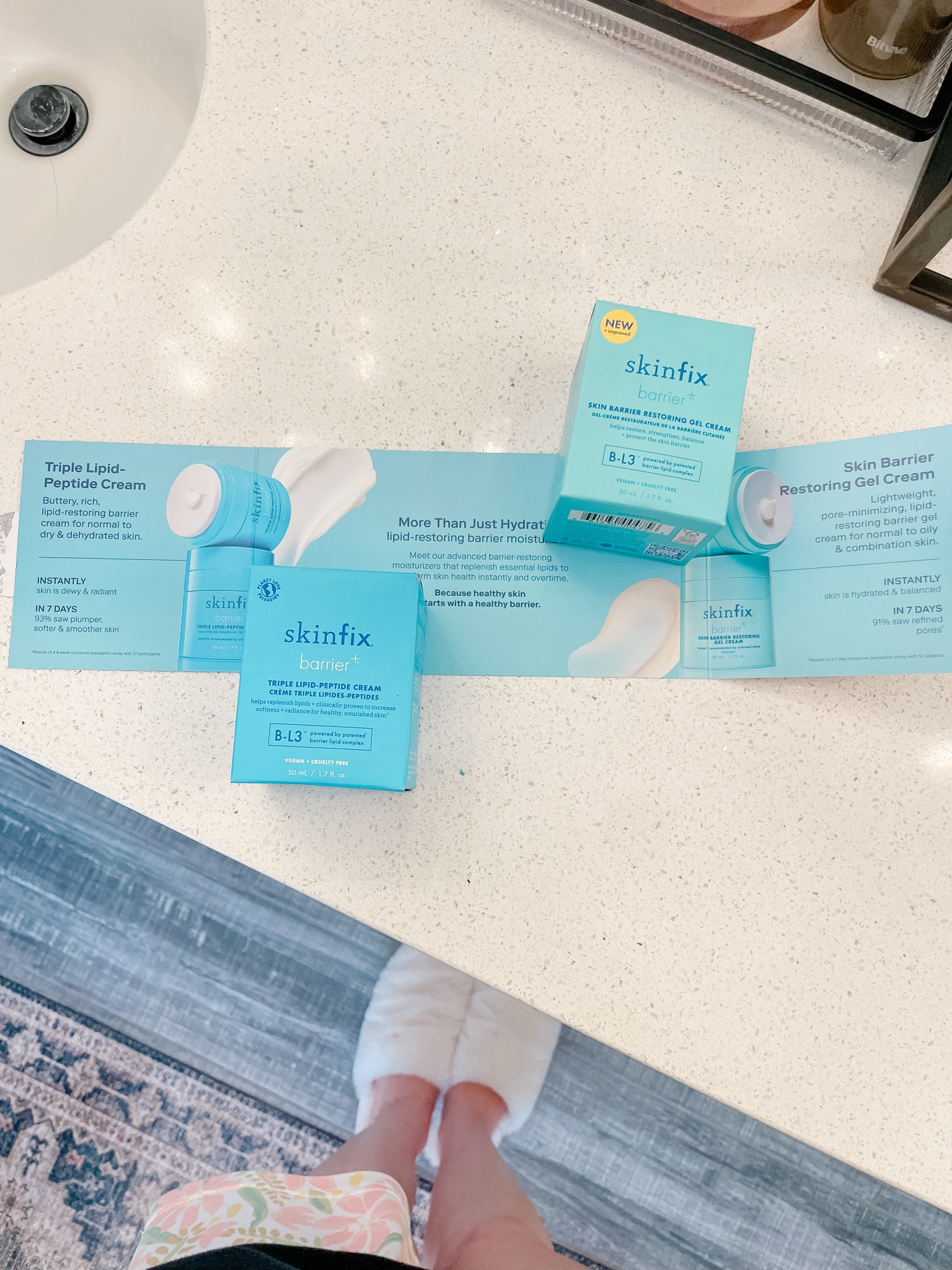 My favorite moisturizers 🧴 in the game! SkinFix triple lipid peptide cream and restoring gel cream 

Triple Lipid Peptide cream is a GREAT at night solution for hydrating skin, especially as cooler temperatures arrive. I’ve been using it at night for almost three years and works great for mixing with retinol 

Restoring Gel Cream - I love using this as my daytime moisturizer and creates the perfect prep for your makeup! 



#LTKTravel #LTKBeauty