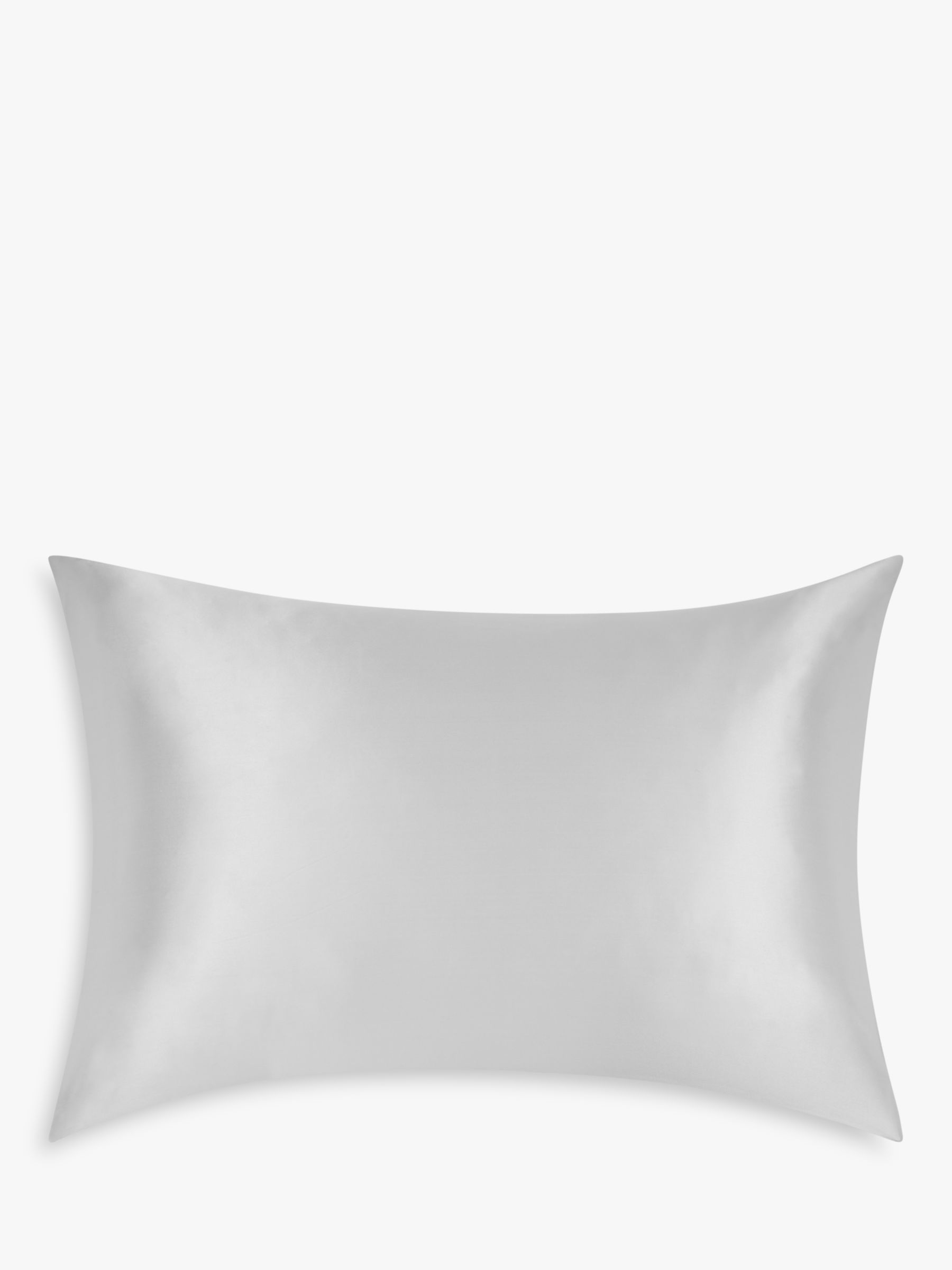 John LewisJohn Lewis Organic Mulberry Silk Standard Pillowcase, Cool Grey | John Lewis (UK)