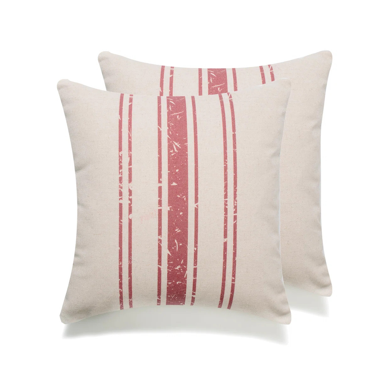 Old French Stripe Square Pillow Cover (Set of 2) | Wayfair North America