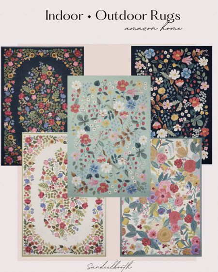 Indoor & outdoor rugs! 

Home - Interior Design - Neutral - Rugs - outdoor rug - floral rug - colorful rug

#LTKfamily #LTKstyletip #LTKhome