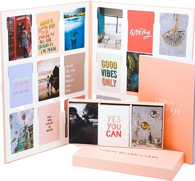Vision Board Kit - Vision Board Supplies, Dream Board, Mood Board, Collage Book - 150 Vision Boar... | Amazon (US)