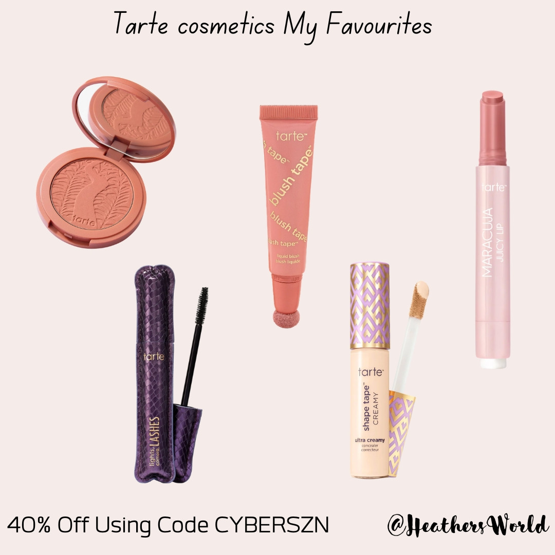 Tarte Cosmetics My Favourites: Save 40% using code CYBERSZN  

 #LTKCyberWeek #LTKbeauty #LTKsale