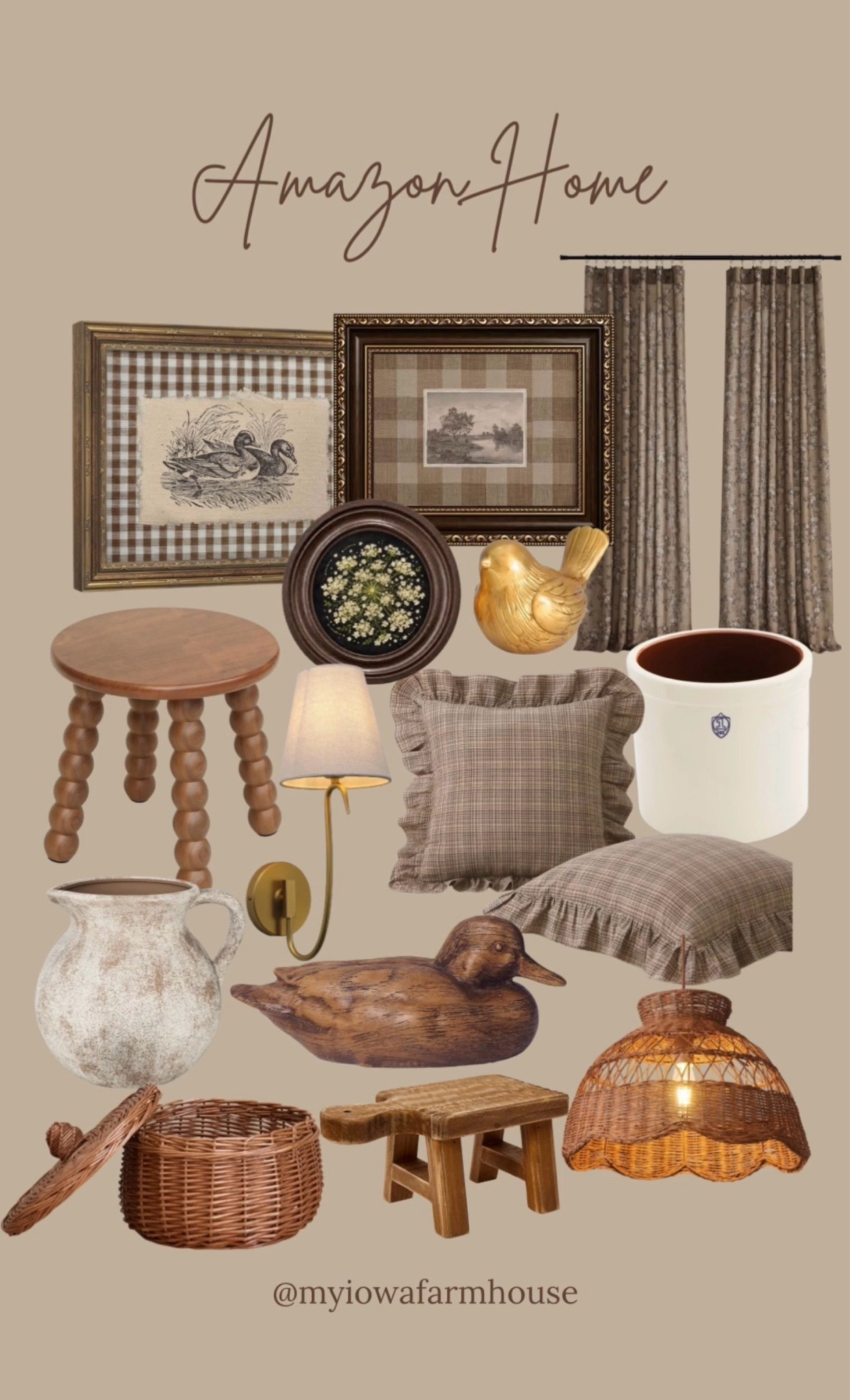 Shop all these affordable farmhouse style pieces from Amazon.

Home decor. Cottage decor. Farmhouse kitchen. Vintage decor.

#LTKHome