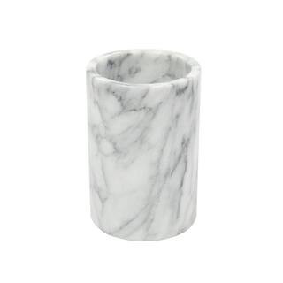 4.5 in. Diameter x 6 in. H Wine Cooler in White Marble | The Home Depot