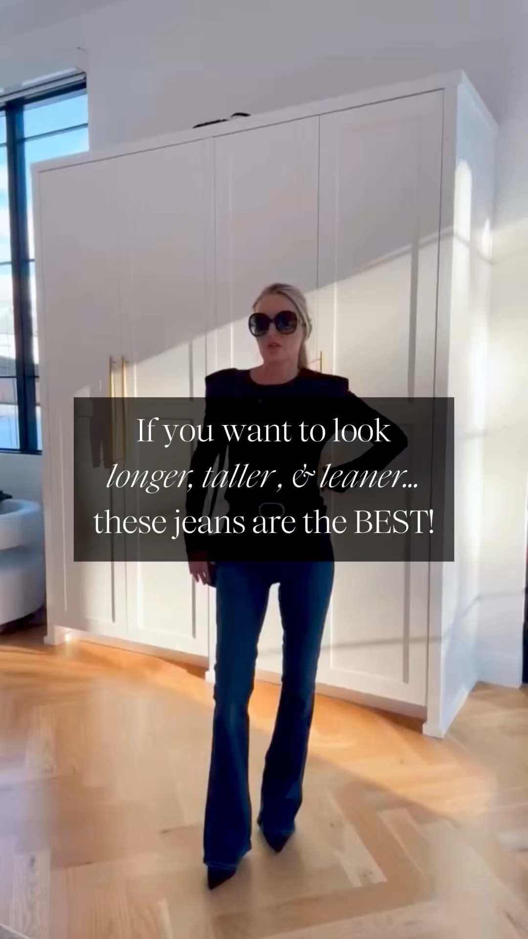 These ultra flattering jeans are one of my TOP favorites from 2024. But just what sets these jeans apart?? It all comes down to their exceptional fit. They’re snug where they need to be—hugging your waist, hips, and thighs— to create a sexy silhouette that flatters your body by balancing proportions and accentuating curves in all the right places. The subtle bootcut design also elongates your legs, giving you that “legs-for-days” look we all crave. I love these jeans so much, I bought them in two washes. IF you want to maximize the slimming effects of these jeans, the darker wash is definitely the way to go. 

Fit runs true to size. 

~Erin xo 

#LTKSeasonal #LTKStyleTip #LTKOver40