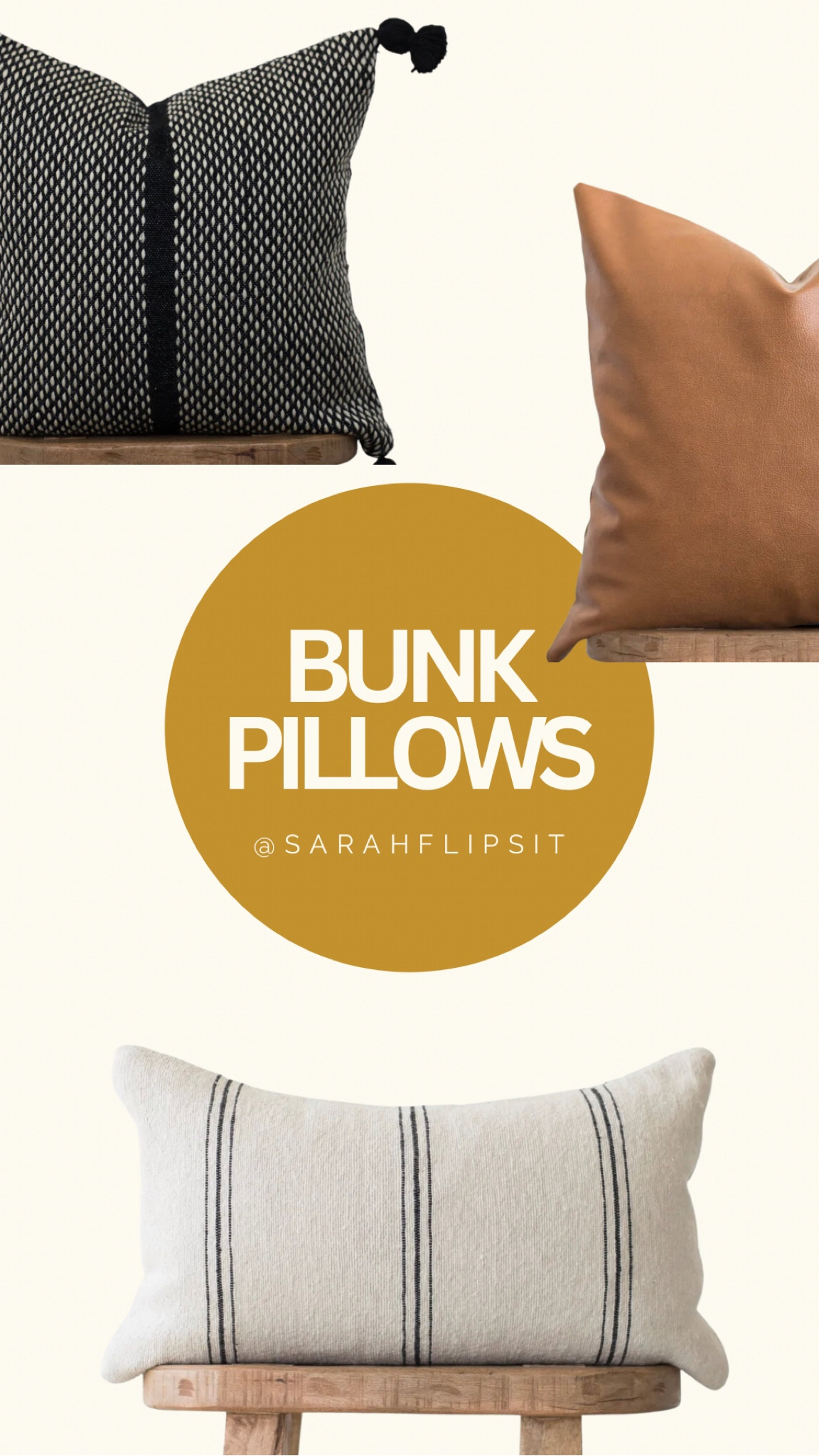 The cutest pillows for the built-in bunks! 

#LTKhome #LTKkids #LTKFind