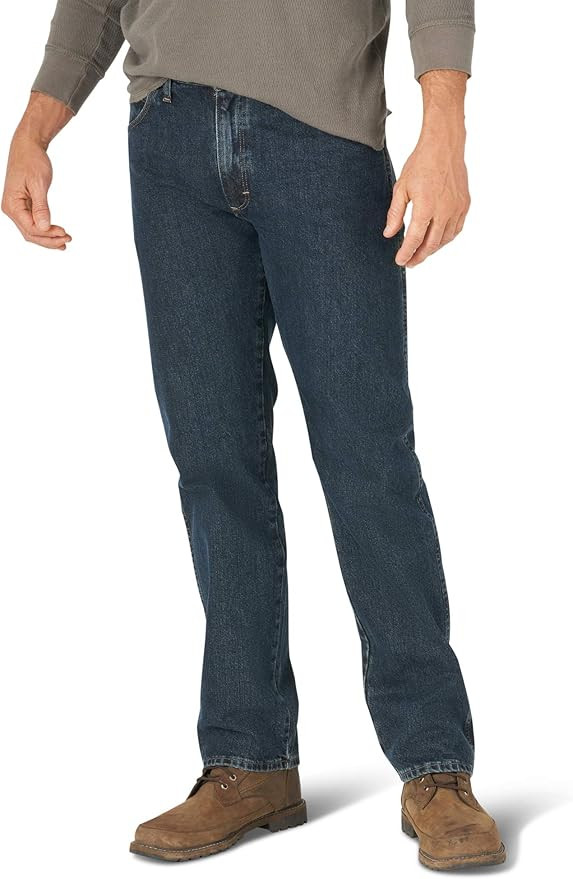 Wrangler Authentics Men's Classic 5-Pocket Regular Fit Cotton Jean at Amazon Men’s Clothing sto... | Amazon (US)