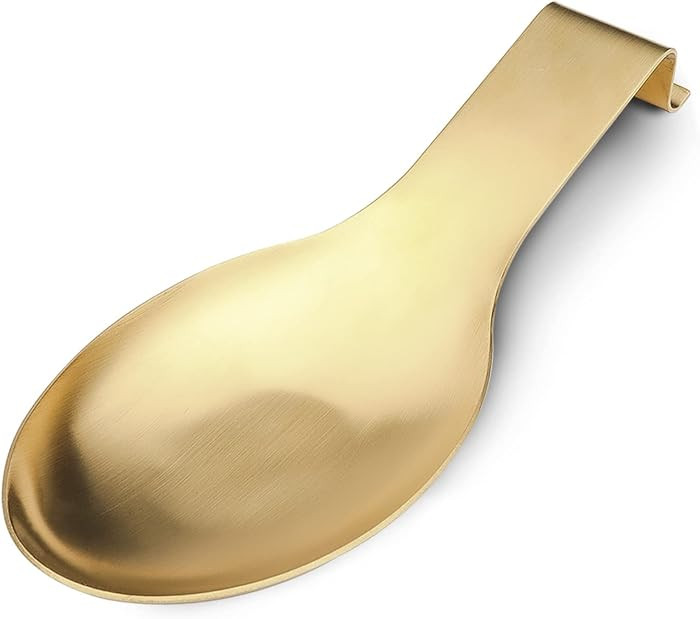 Stainless Steel Spoon Rest, Spatula Ladle Holder, Stainless Steel Utensil Spoon Rest Holder, Brus... | Amazon (US)
