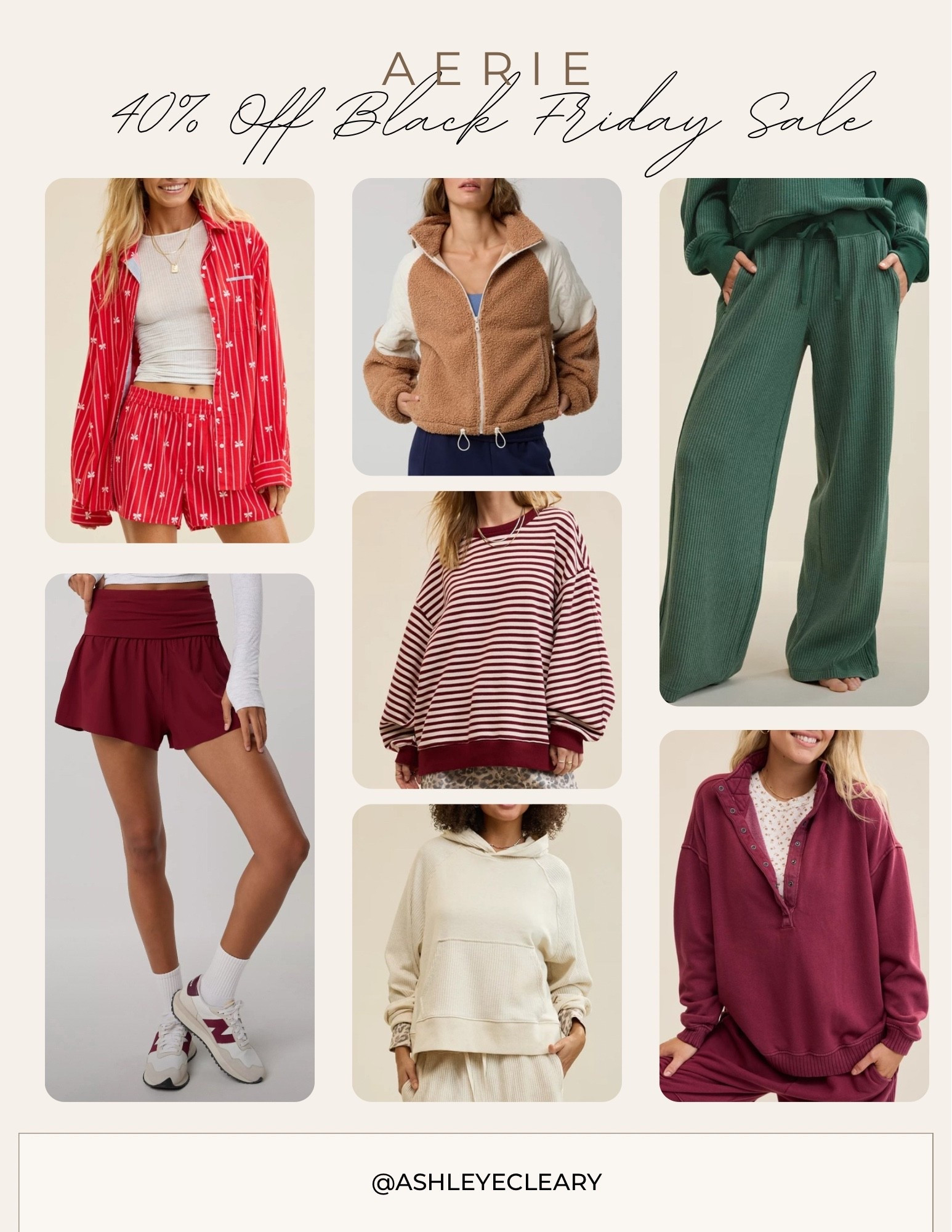 Aerie 40% off black friday sale!

#LTKSeasonal #LTKHoliday #LTKSaleAlert