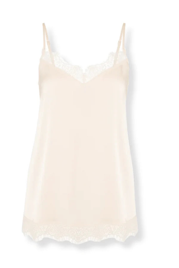 Satin Secrets Top - Cream | Chérie Amour