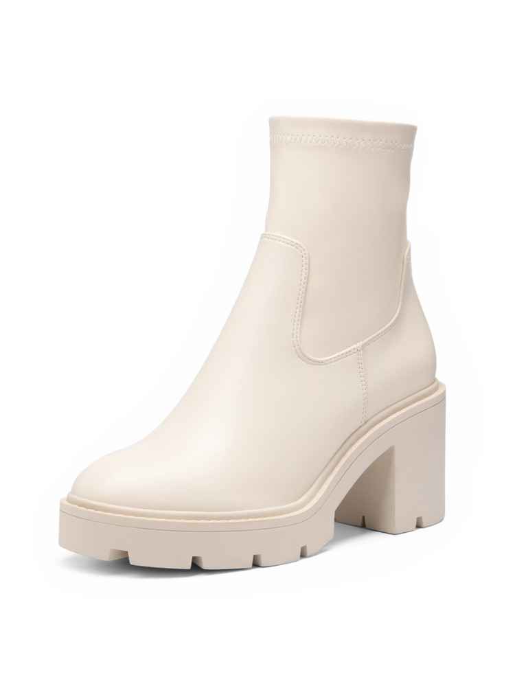 topshoesUS DREAM PAIRS Women's Sdab2212w Chelsea Platform Boots Elastic Chunky Heel Lug Sole Ankl... | SHEIN