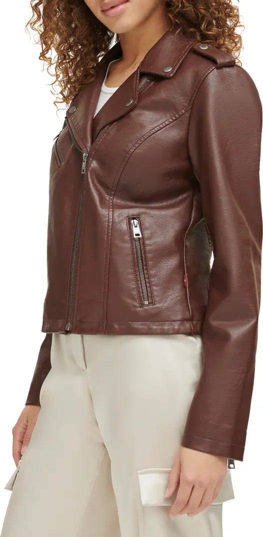 Faux Leather Moto Jacket | Nordstrom