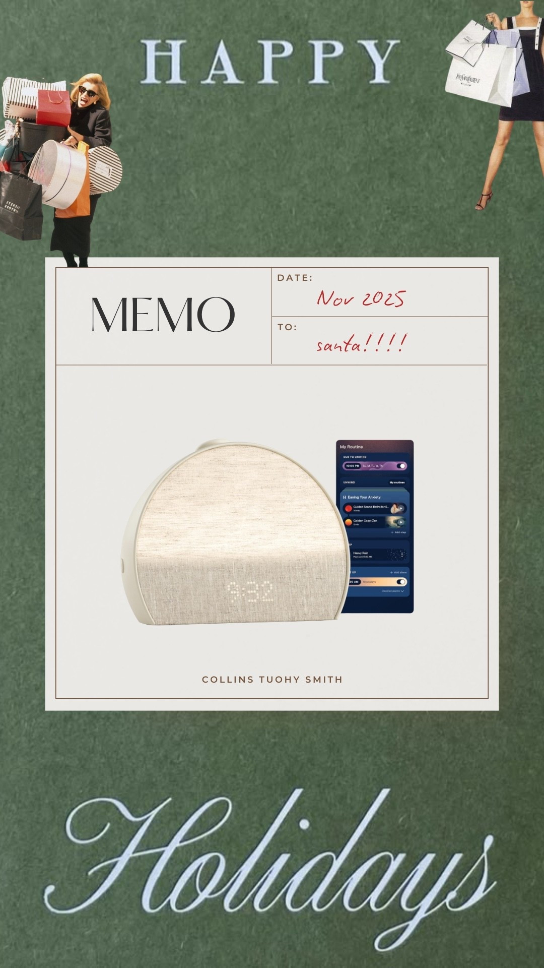 Hatch clock on sale for Black Friday! 

#LTKCyberWeek #LTKHoliday #LTKGiftGuide