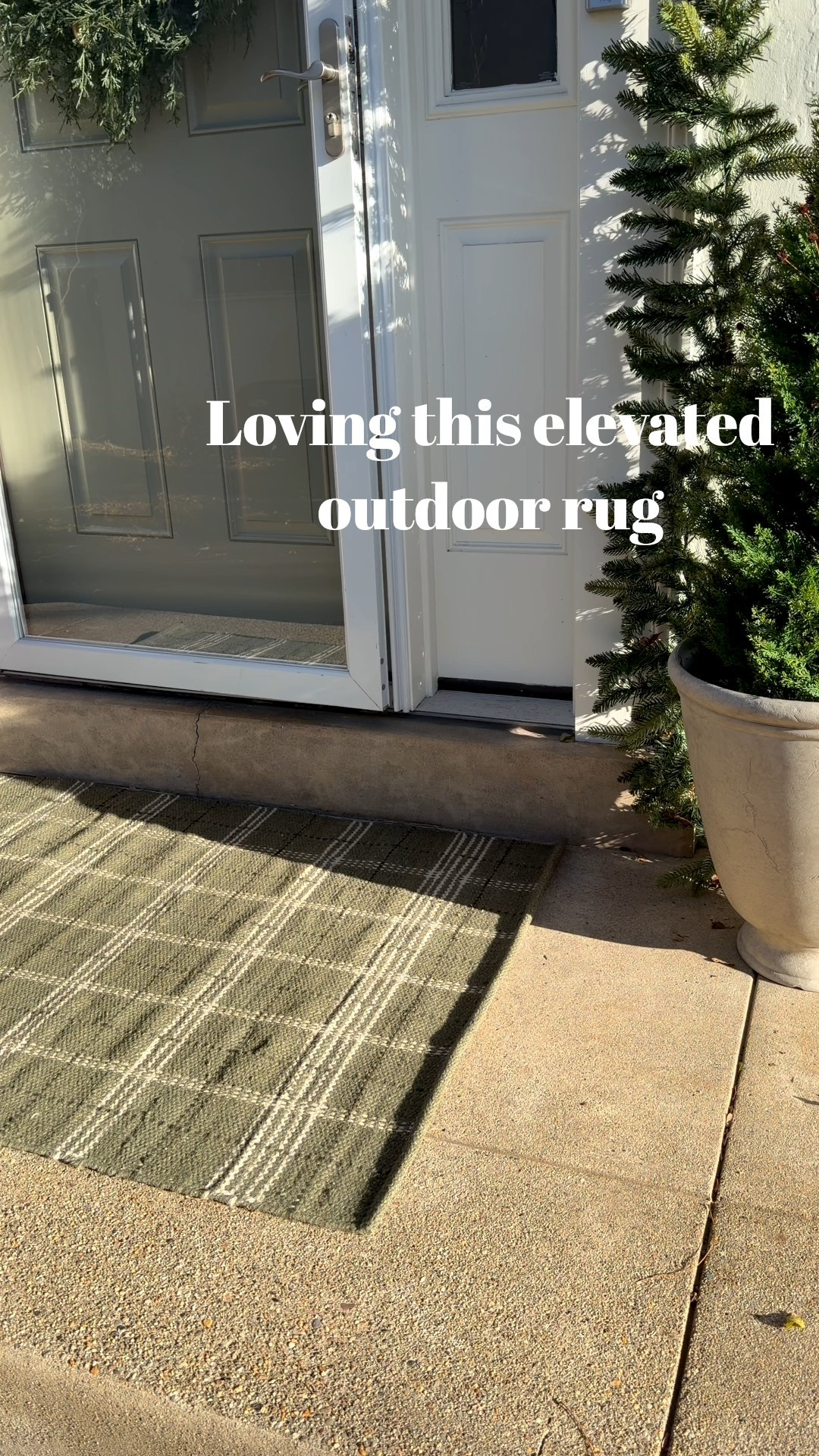Gorgeous outdoor rug that’s perfect for Christmas but also works year round! 

#LTKHome #LTKSaleAlert #LTKFindsUnder100