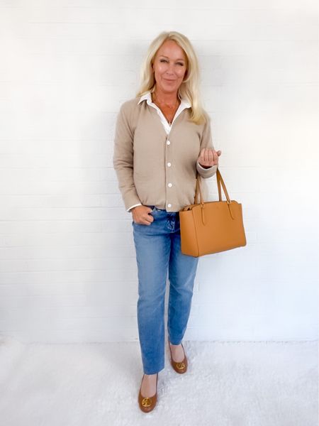 My favorite beige cashmere cardigan - simple chic!

#LTKSeasonal #LTKitbag #LTKFind