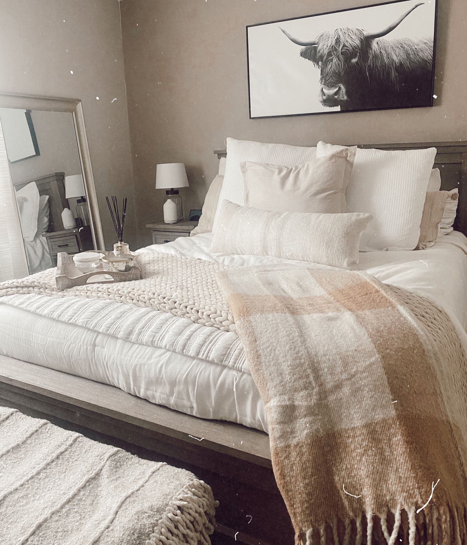 Home decor, neutral home, master bedroom, pottery barn, Target