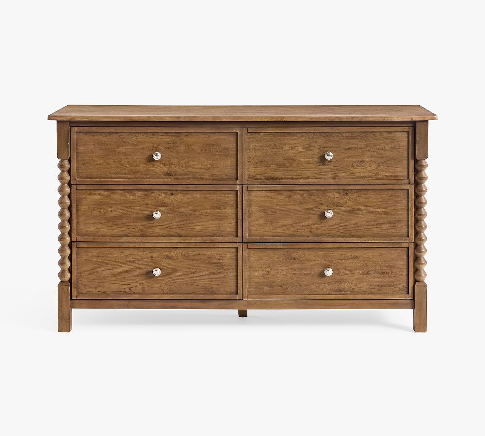 Chris Loves Julia Stacked Ball Wide Dresser (62") | Pottery Barn (US)